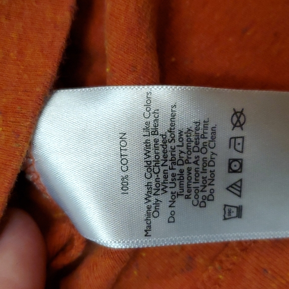 Eddie Bauer orange long sleeve t-shirt, size small - Picture 4 of 5